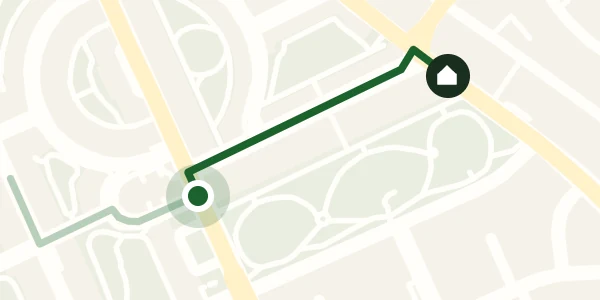 Route through Notting Hill